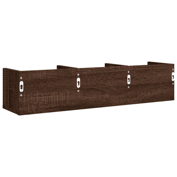 Wandschränke 2er Set Eichenoptik 75x18 cm