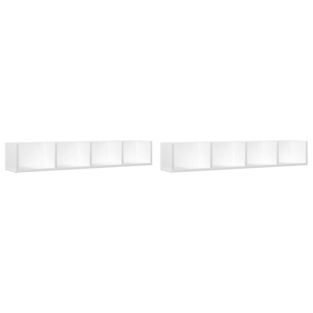 Wandschränke Weiß, 2er Set