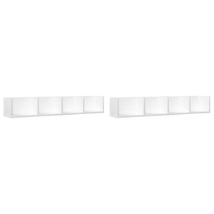 Wandschränke Weiß, 2er Set