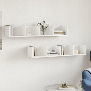 Wandschränke Weiß, 2er Set