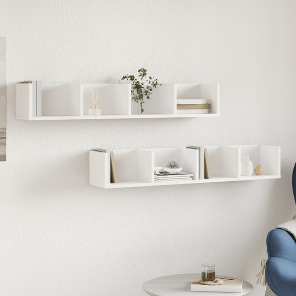 Wandschränke Weiß, 2er Set