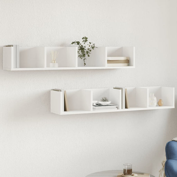 Wandschränke Weiß, 2er Set