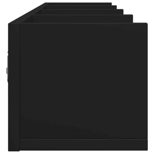 Schwarze Wandschränke, 2er-Set