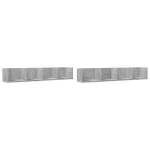 Wandschränke 2er Set Betongrau 99cm