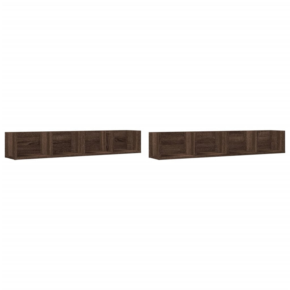 Wandschränke 2er Set Braun Eiche 99cm