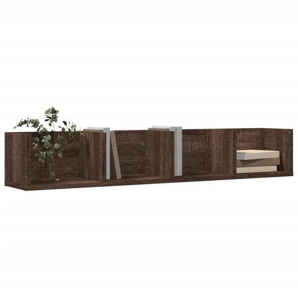 Wandschränke 2er Set Braun Eiche 99cm