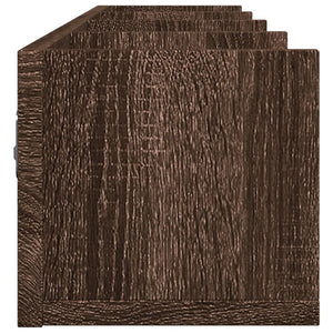 Wandschränke 2er Set Braun Eiche 99cm