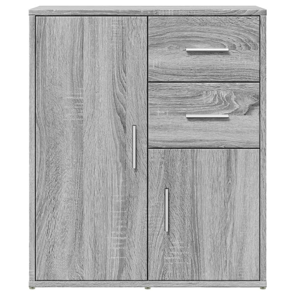 Sideboard Grau Sonoma-Eiche 60 cm