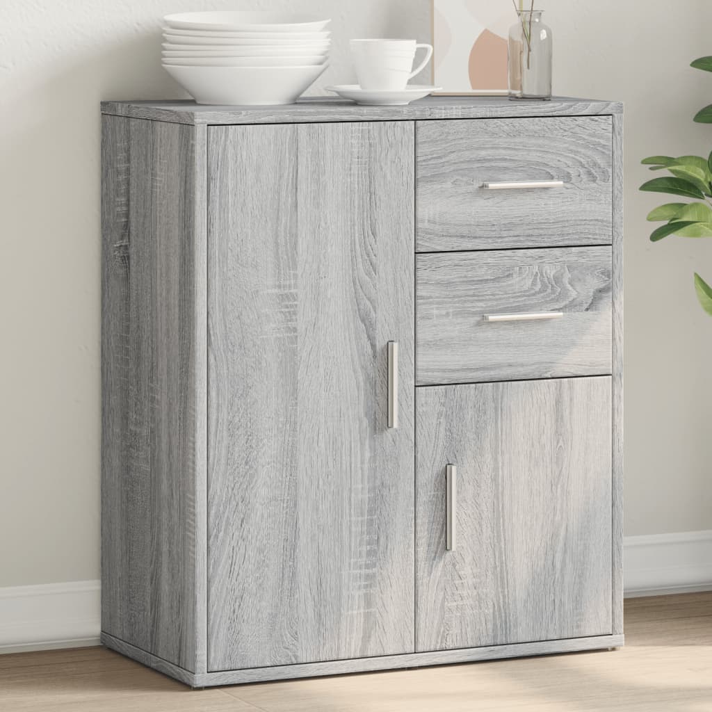 Sideboard Grau Sonoma-Eiche 60 cm