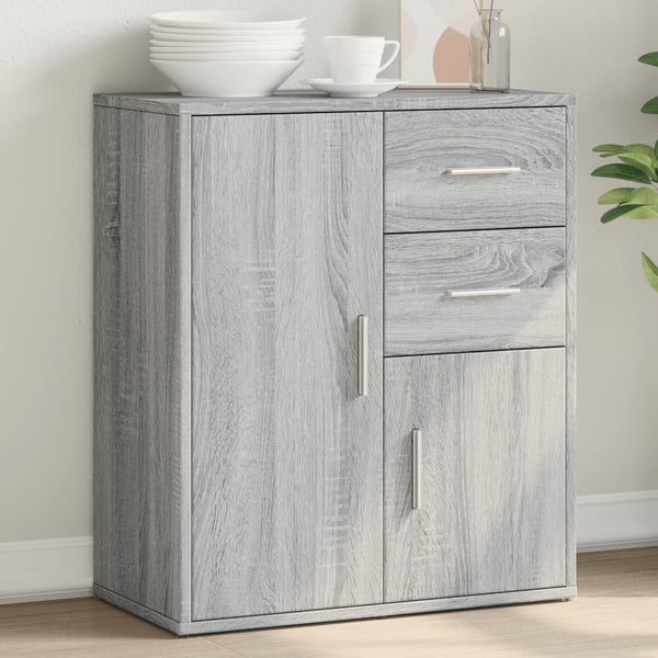 Sideboard Grau Sonoma-Eiche 60 cm