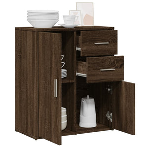 Sideboard Braun Eiche-Optik 60 cm
