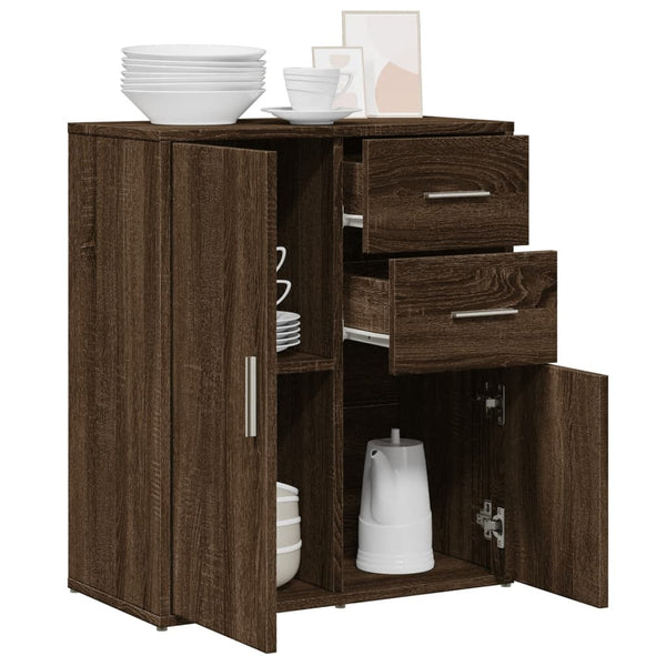 Sideboard Braun Eiche-Optik 60 cm