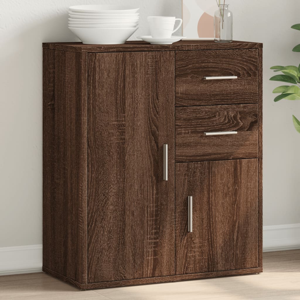 Sideboard Braun Eiche-Optik 60 cm