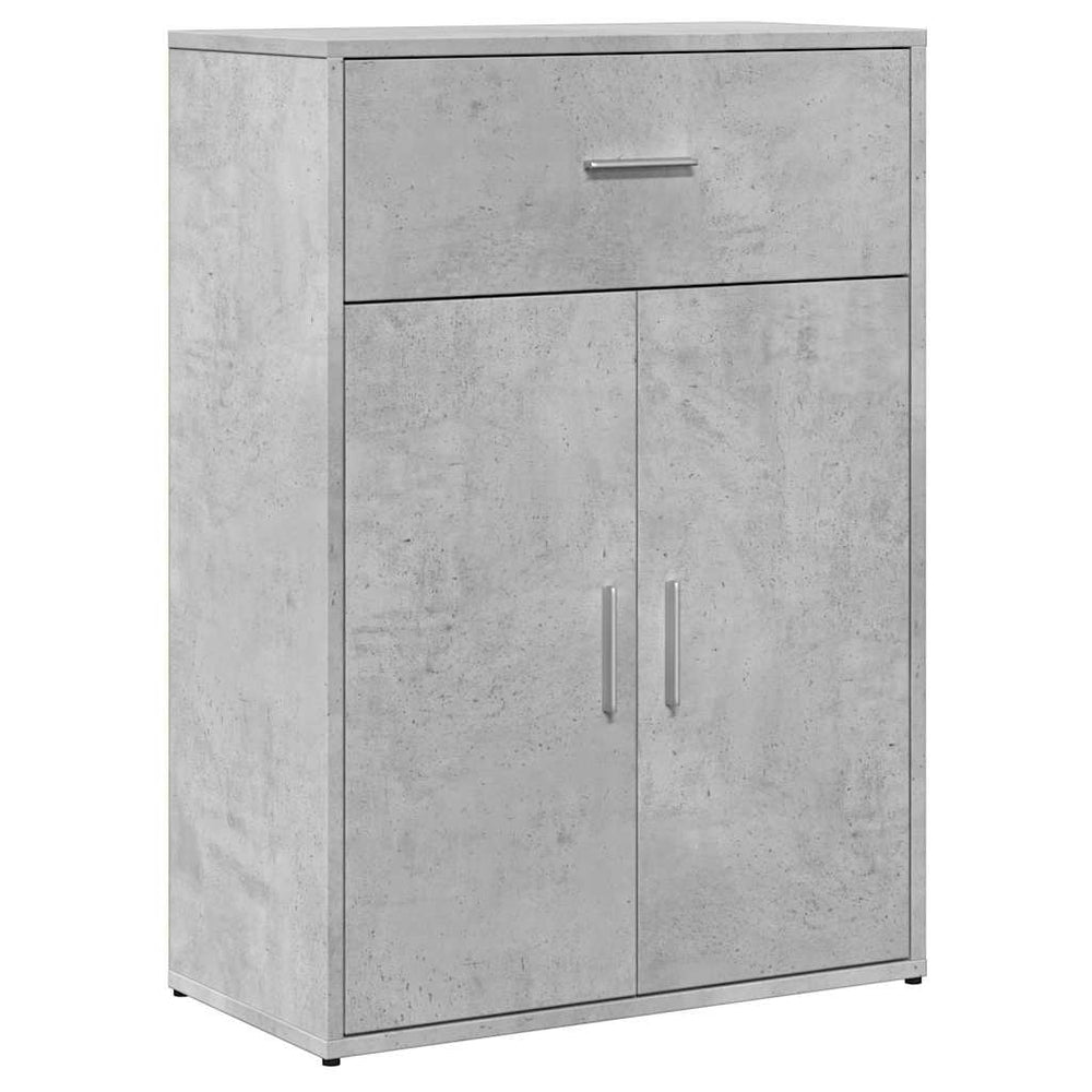 Betongraues Sideboard 60x84 cm