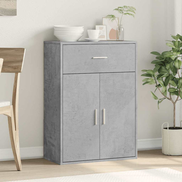 Betongraues Sideboard 60x84 cm