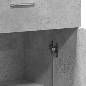 Betongraues Sideboard 60x84 cm
