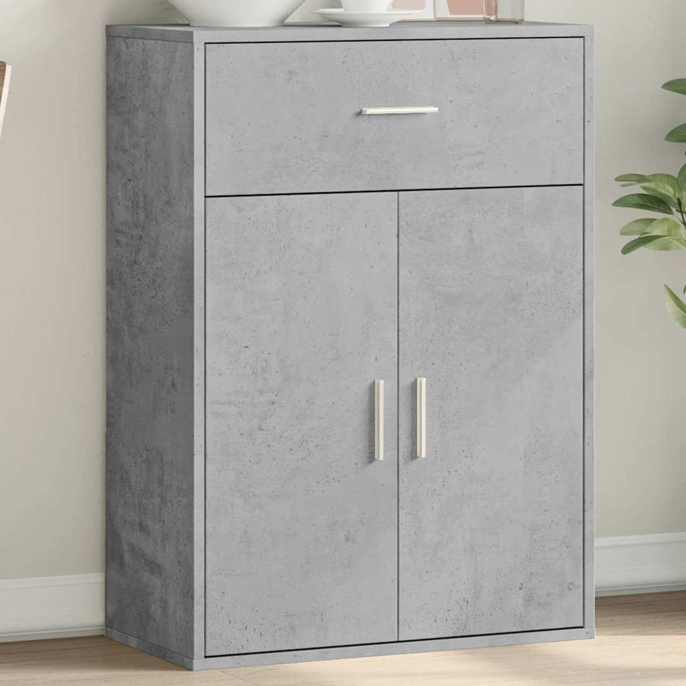 Betongraues Sideboard 60x84 cm