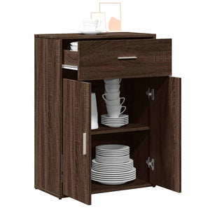 Sideboard Braun Eichenoptik 60x30x84 cm