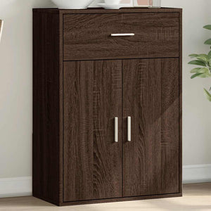 Sideboard Braun Eichenoptik 60x30x84 cm