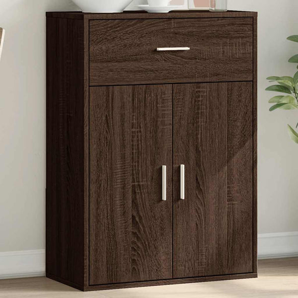Sideboard Braun Eichenoptik 60x30x84 cm
