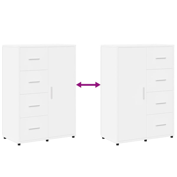 Weißes Sideboard 60x31x84 cm