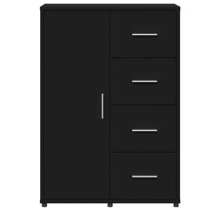Schwarzes Sideboard 60x31x84 cm