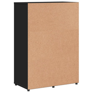 Schwarzes Sideboard 60x31x84 cm