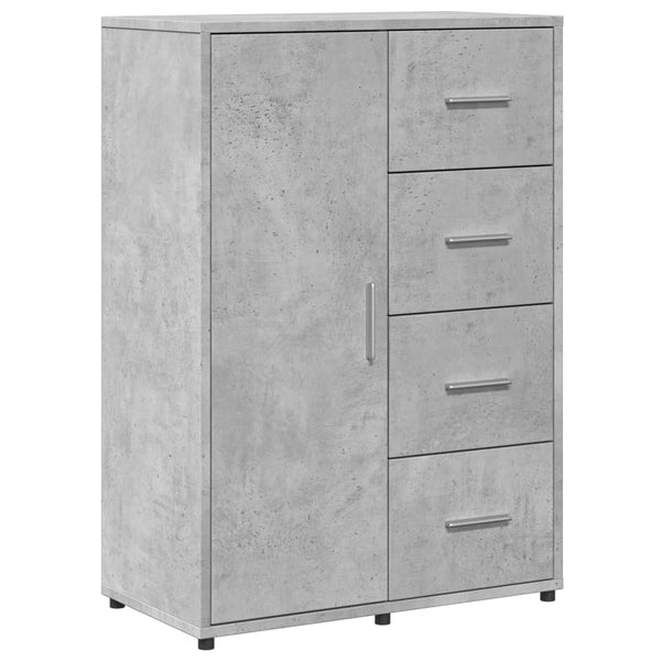 Betongraues Sideboard 60 cm