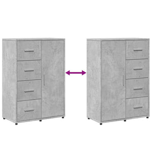 Betongraues Sideboard 60 cm