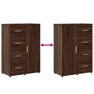 Sideboard Braun Eichenoptik 60 cm