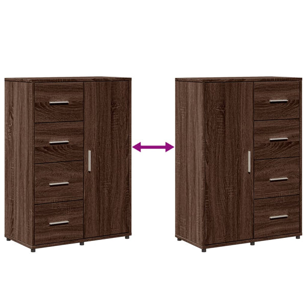 Sideboard Braun Eichenoptik 60 cm