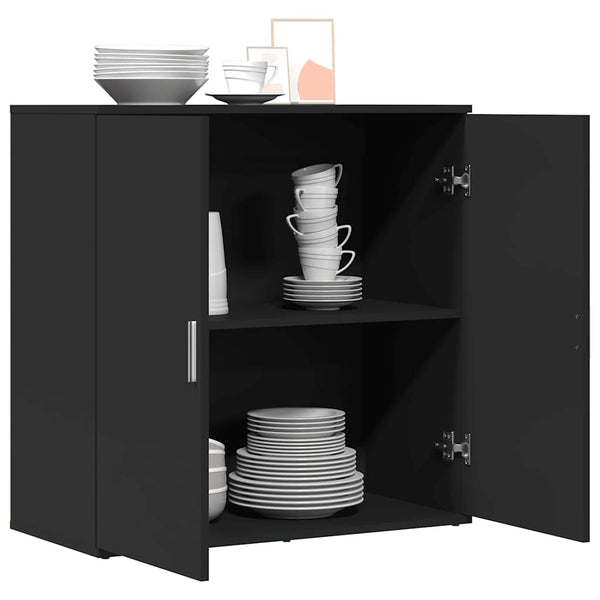 Schwarzes Sideboard 79x38x80cm