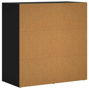 Schwarzes Sideboard 79x38x80cm