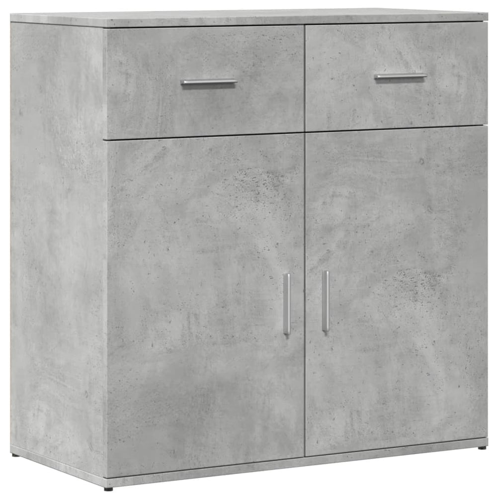 Betongraues Sideboard 79x38x80 cm