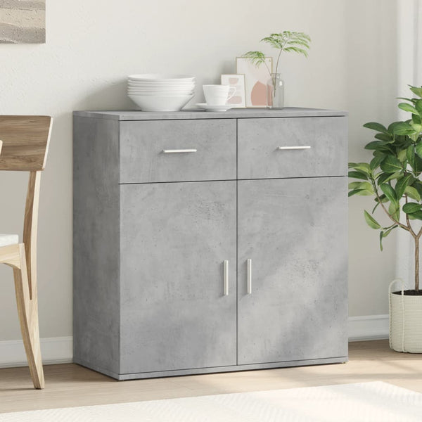 Betongraues Sideboard 79x38x80 cm