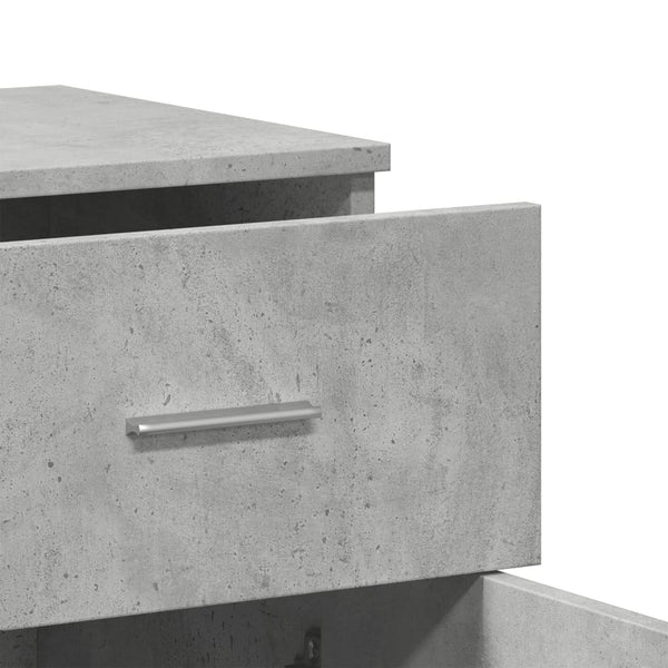 Betongraues Sideboard 79x38x80 cm