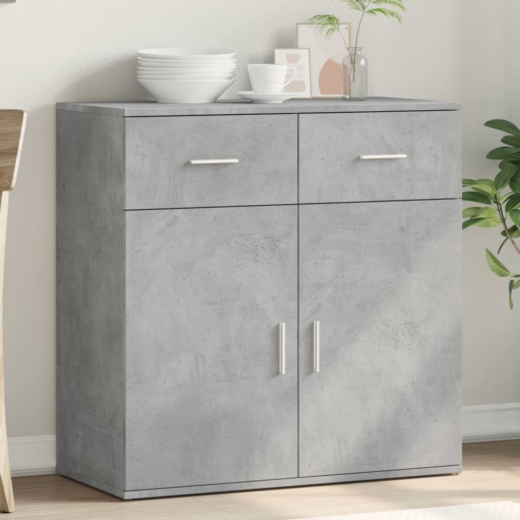 Betongraues Sideboard 79x38x80 cm