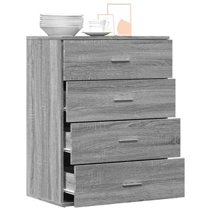 Sideboard Grau Sonoma 60x39x80 cm