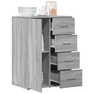 Graues Sonoma Sideboard 59x39x80 cm