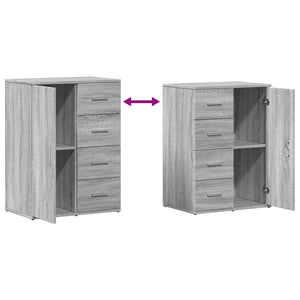 Graues Sonoma Sideboard 59x39x80 cm