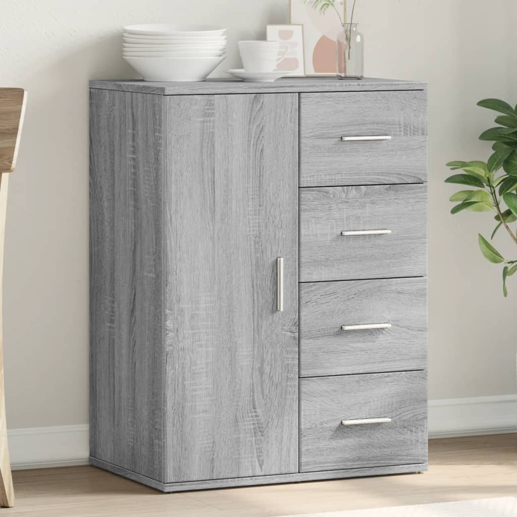 Graues Sonoma Sideboard 59x39x80 cm