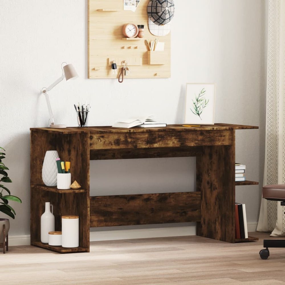 Schreibtisch Räuchereiche 140 cm