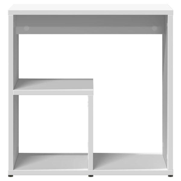 Weiße Beistelltische 2er-Set 50x30x50 cm