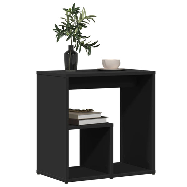 Schwarzer Beistelltisch 50x30x50 cm