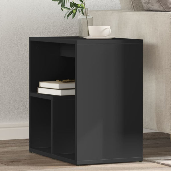 Schwarzer Beistelltisch 50x30x50 cm