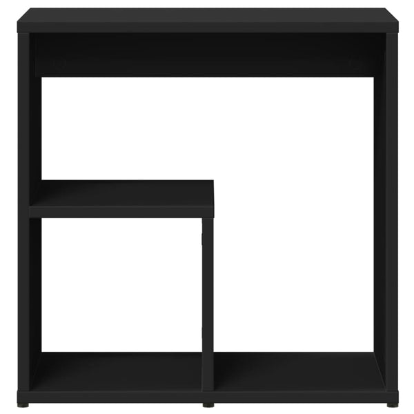 Schwarze Beistelltische 2er Set 50x30x50 cm