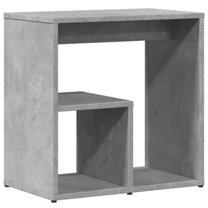 2er Set Beistelltische Betongrau 50x30x50 cm