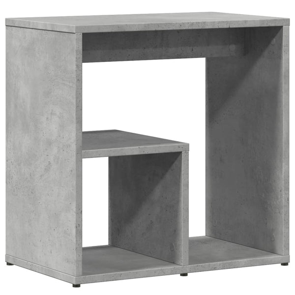 2er Set Beistelltische Betongrau 50x30x50 cm