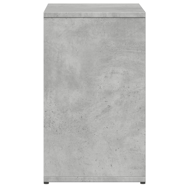 2er Set Beistelltische Betongrau 50x30x50 cm