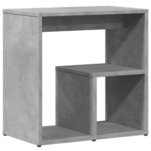 2er Set Beistelltische Betongrau 50x30x50 cm